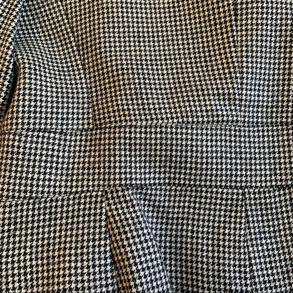 Valentino Miss V Double Breasted Houndstooth Two-Piece Suit Black/White Size 10 - Picture 9 of 16
